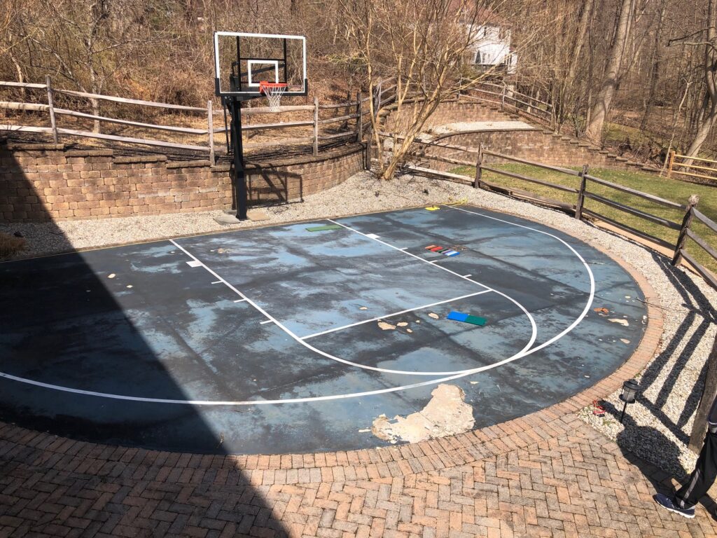 Basketball Court Repair in Galveston, TX